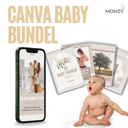 Canva Baby Bundle - 120 fertige Vorlagen